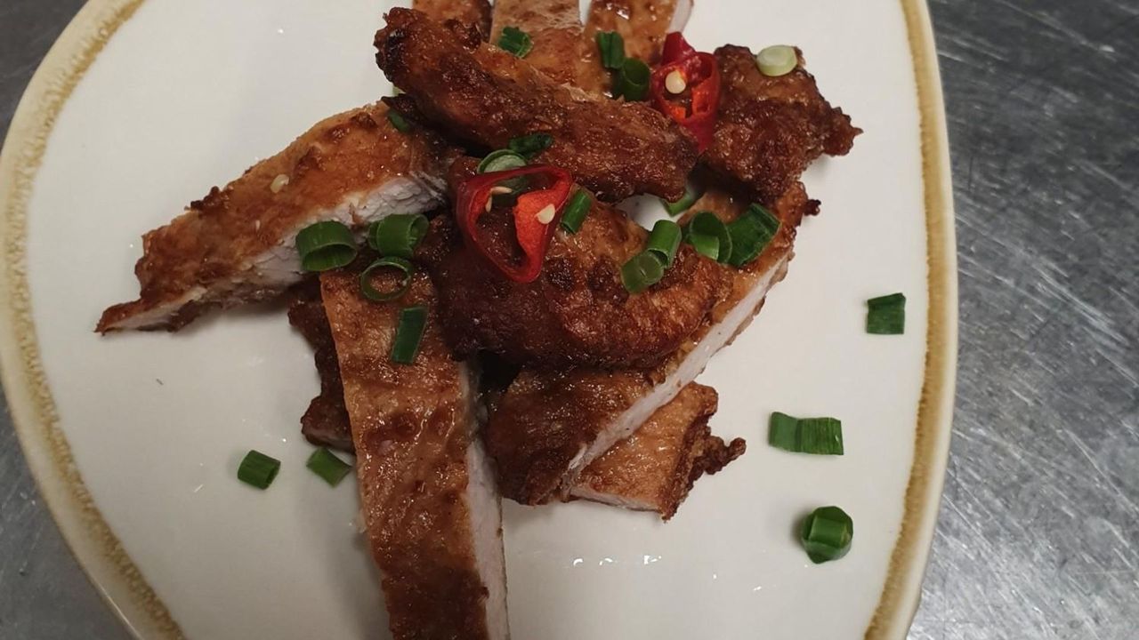 Salted and Spiced Pork Strips