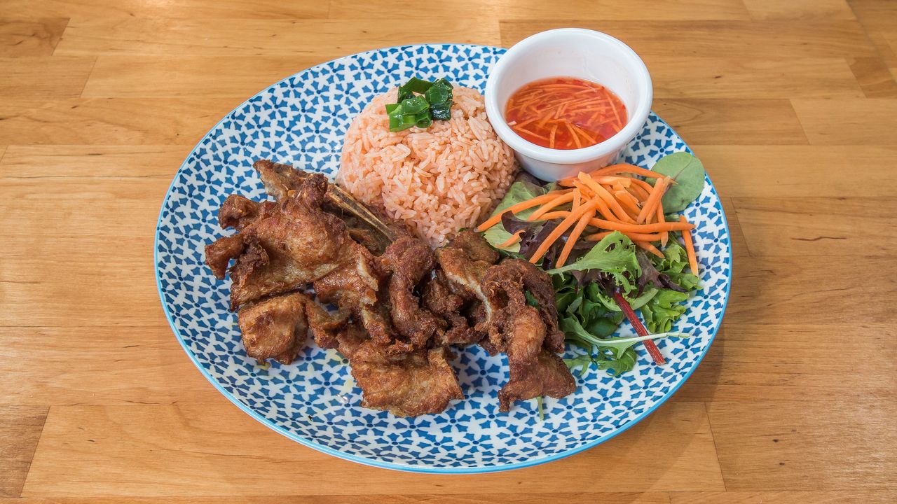 Pan Fried Pork Chop & Rice (GF)