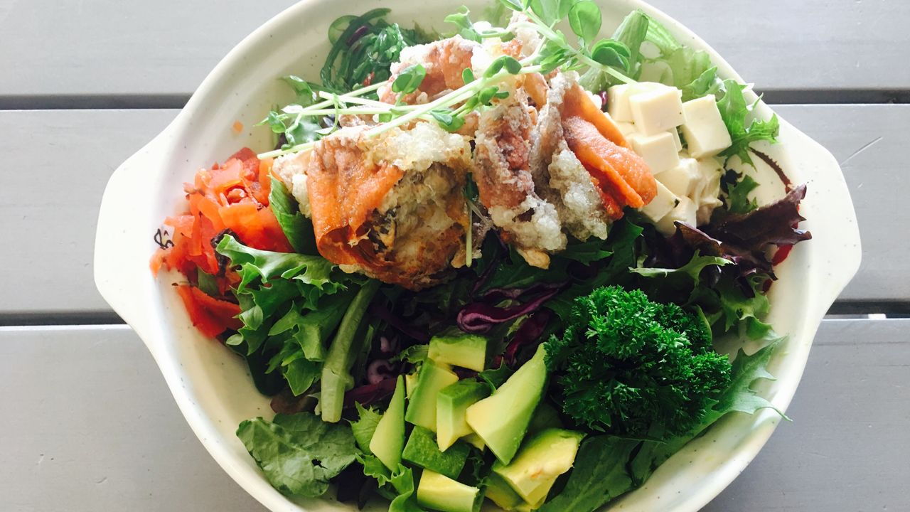 Soft Shell Crab Salad