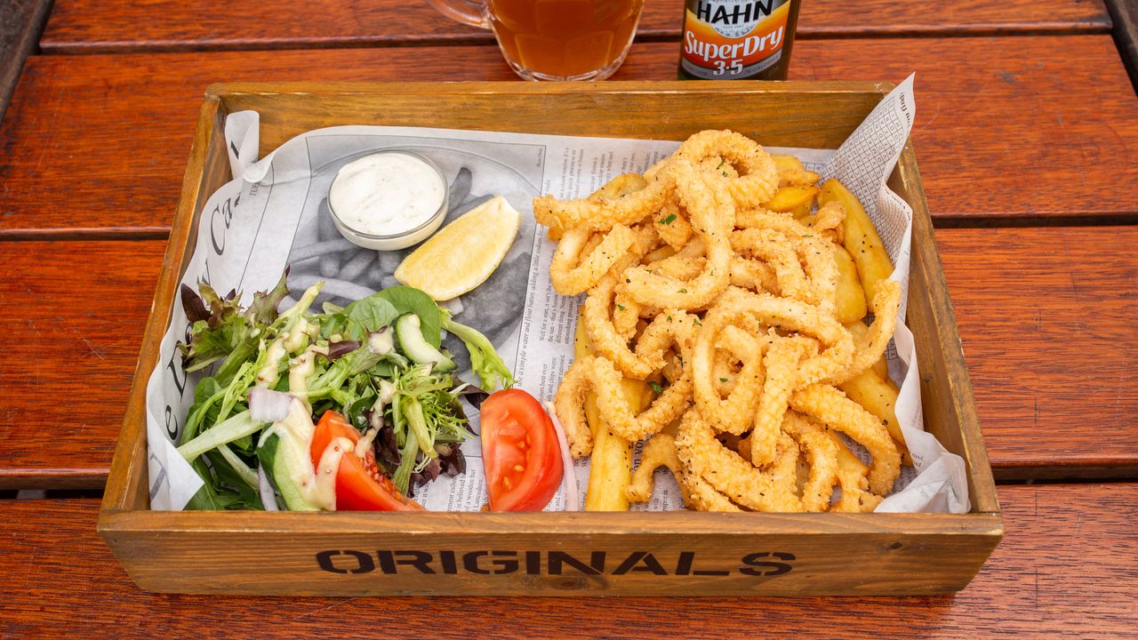 Calamari and Chips