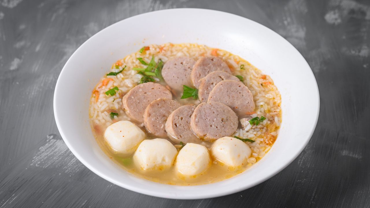 Soft Boiled Rice with Tender Pork