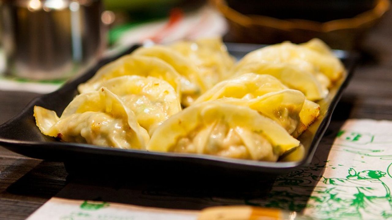 Pan-Fried Chicken & Shitake Mushroom Dumpling