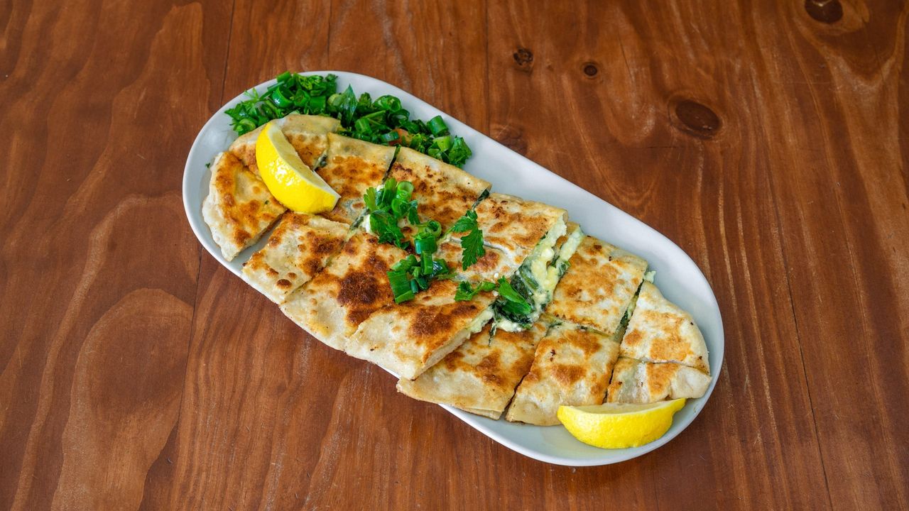 Spinach and Feta Pide