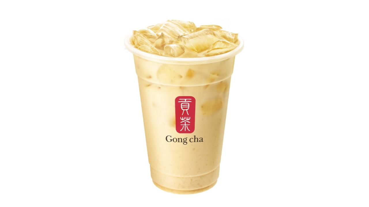 Mango Green Milk Tea
