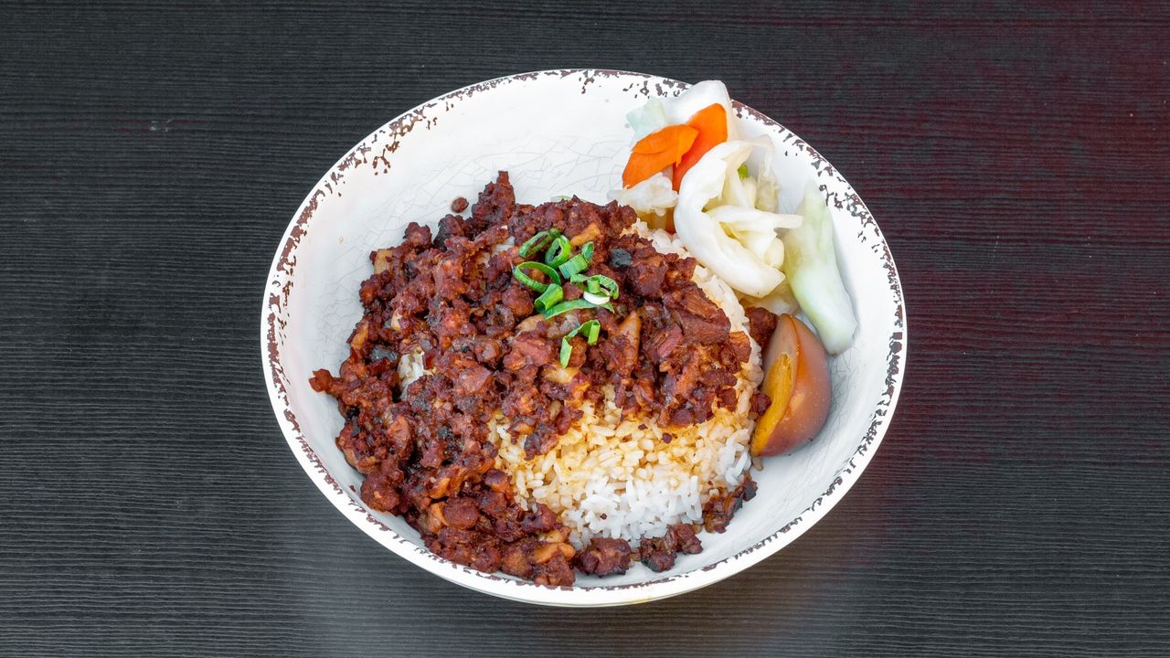 Braised Pork Mince Rice