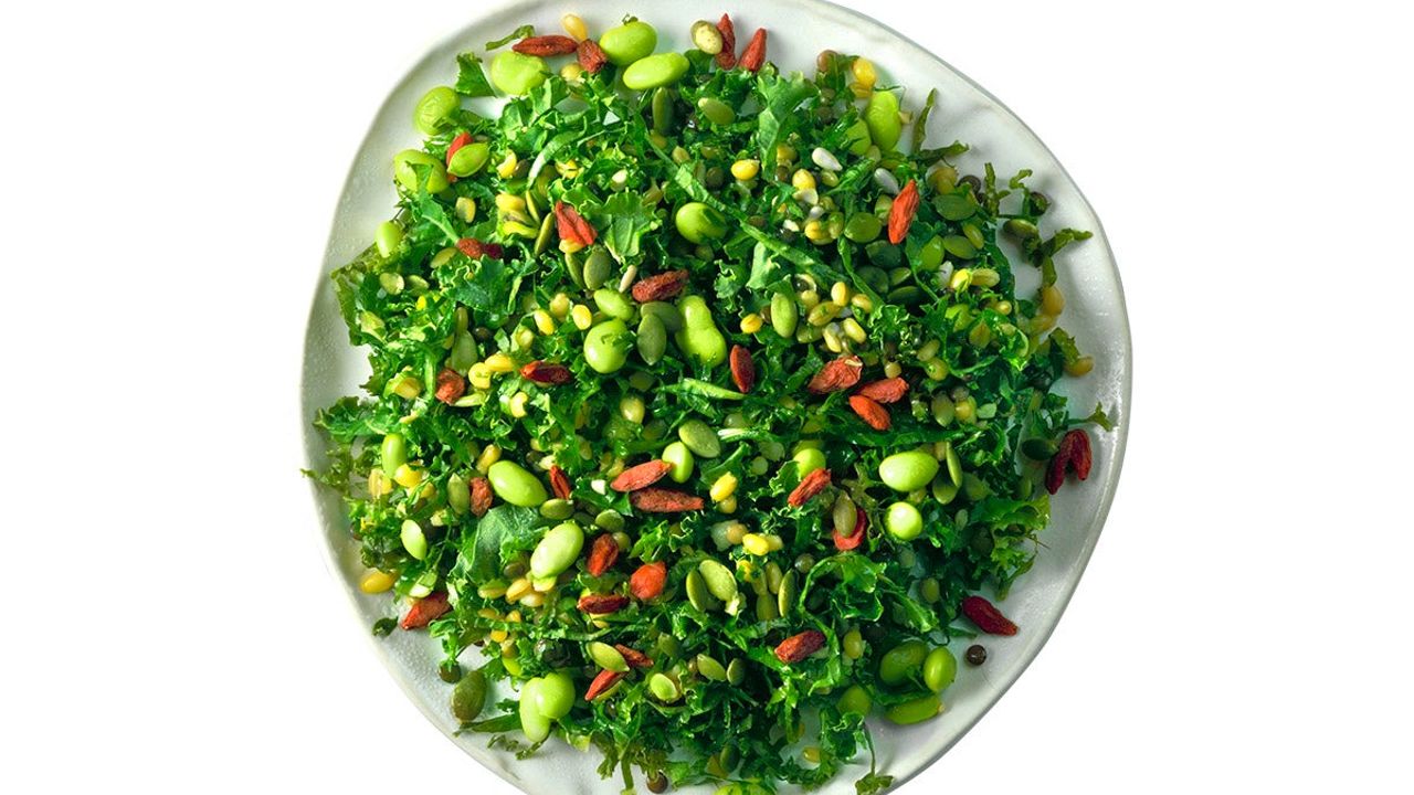 Grains and Greens (Vegan, V, DF, High Prot.) (3190kJ)