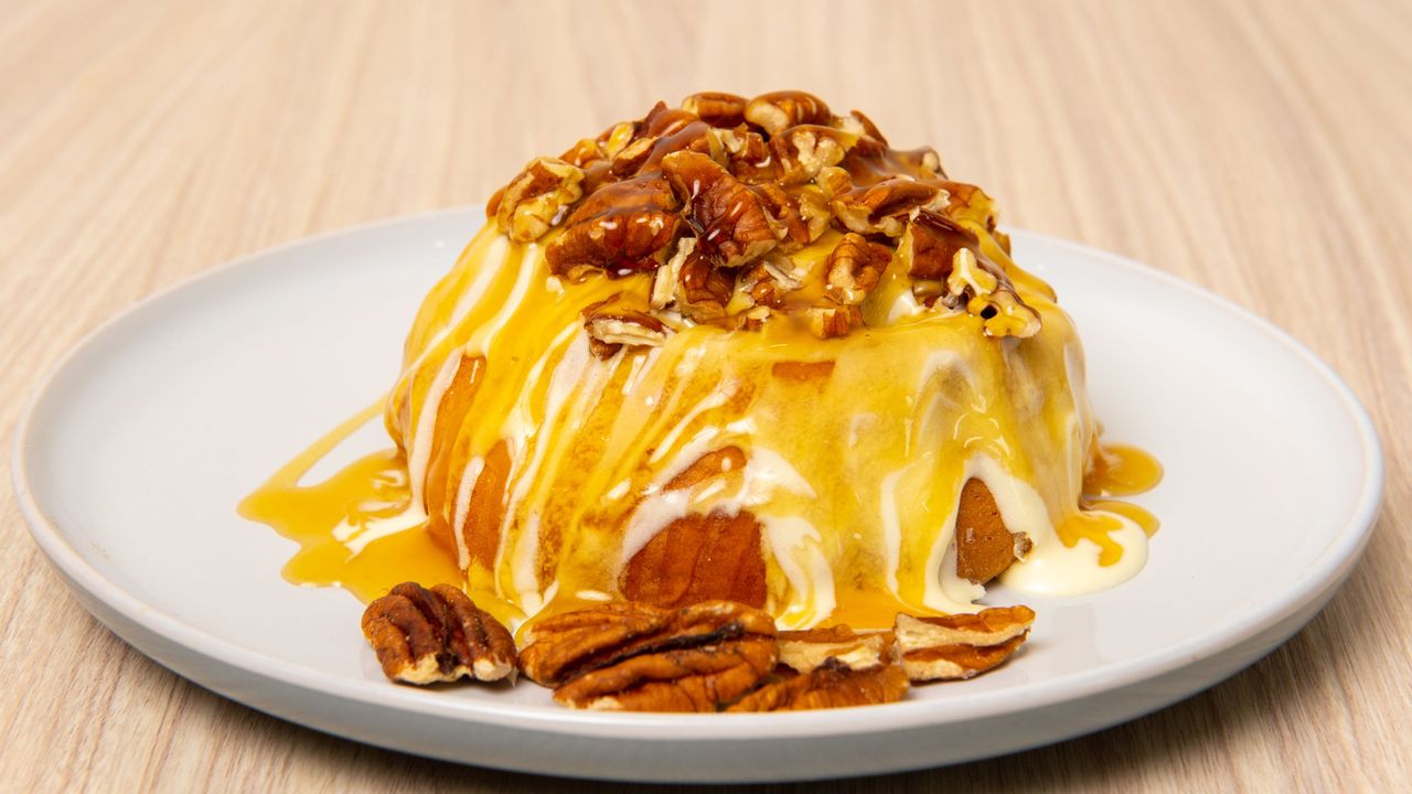 Caramel & Pecan Cinnamon Scrolls