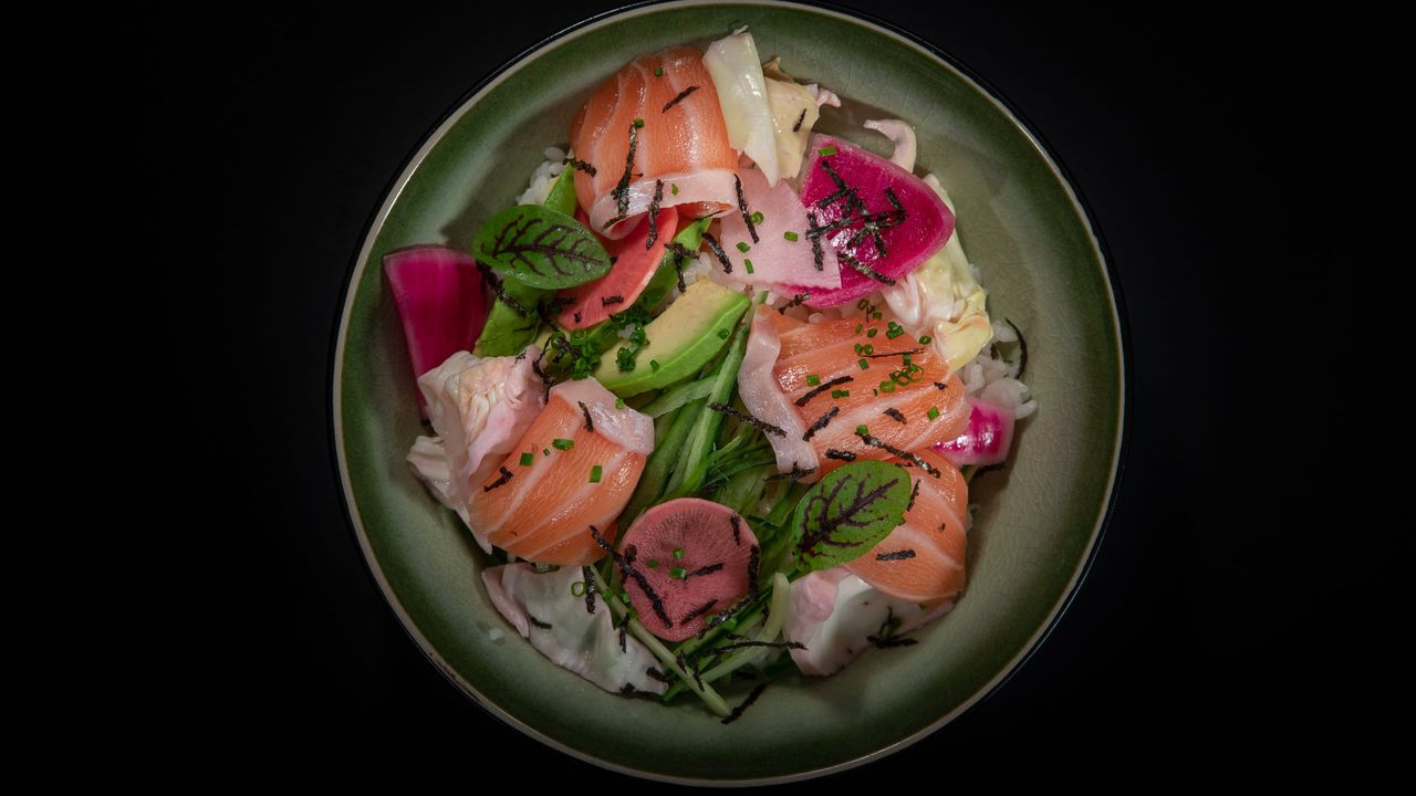 Truffle Salmon Bowl