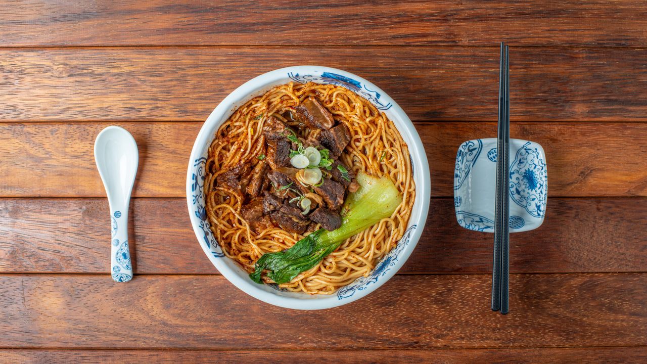 Spicy Beef Brisket Noodle Soup