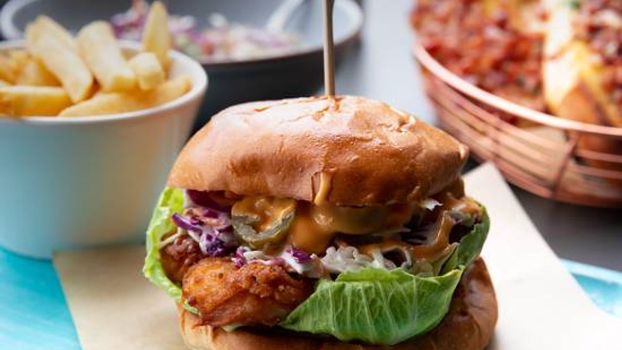 Southern Fried CBA Burger