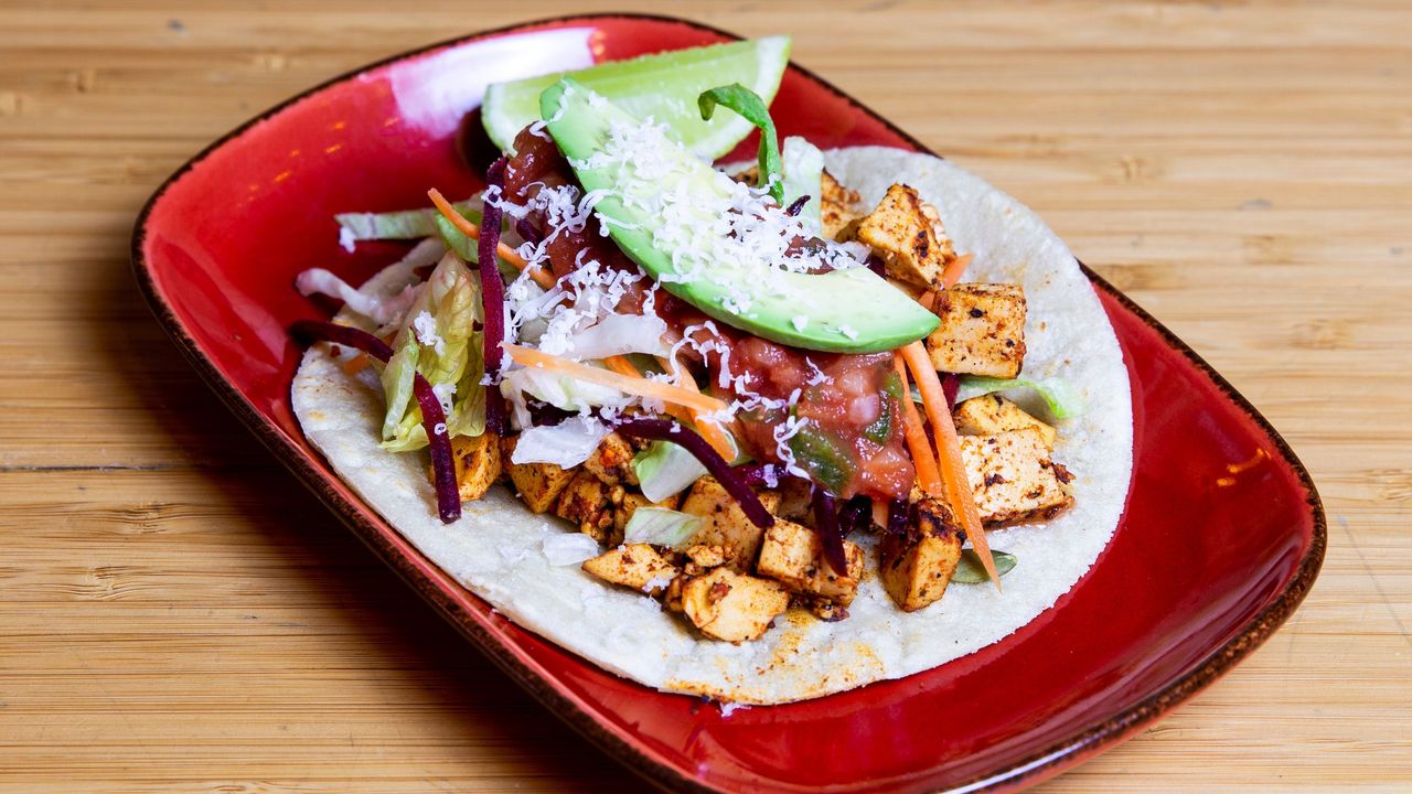 Tofu Asada Tacos with Chargrilled Tofu  (GF)