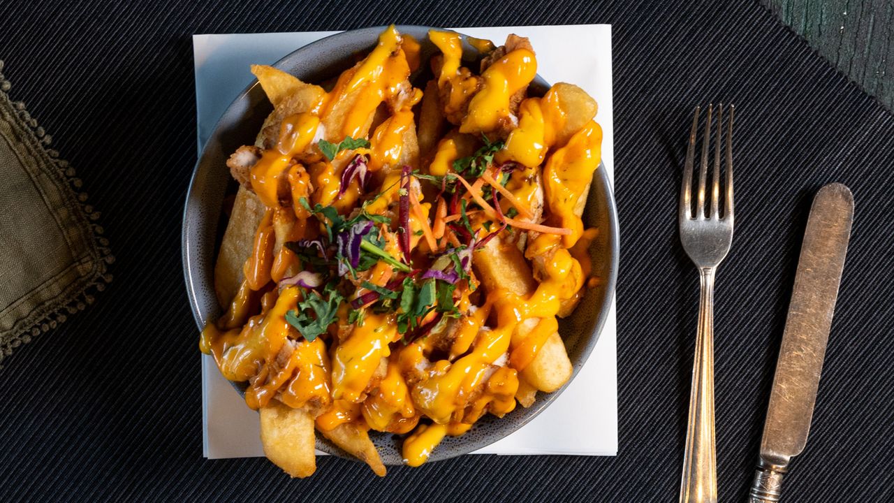 Crispy Chicken Loaded Fries