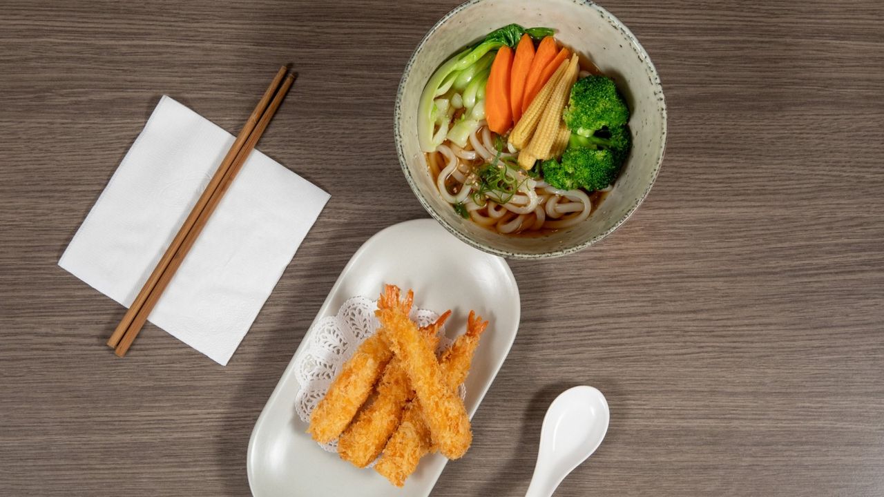 Panko Prawn Udon
