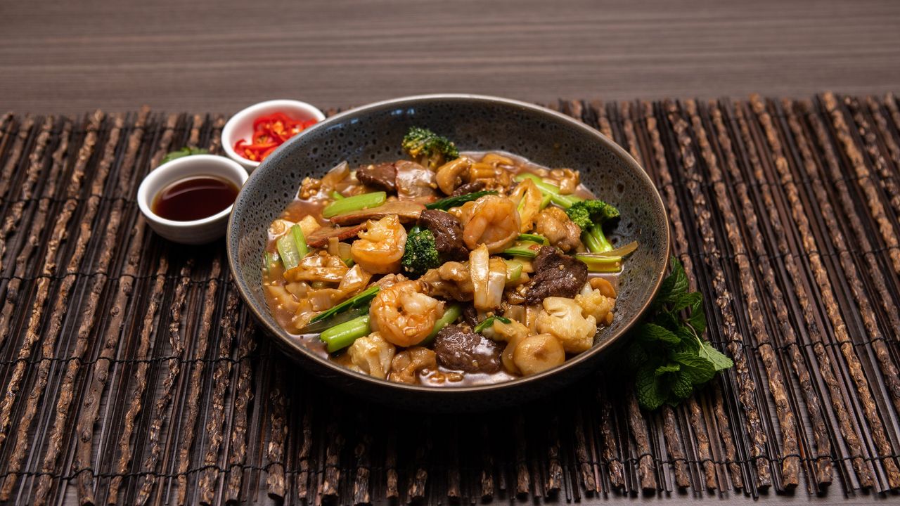 Combination Fried Rice Noodle