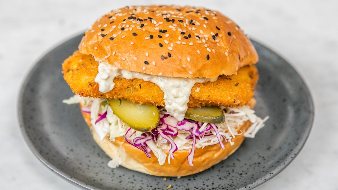 Crumbed Fish Burger