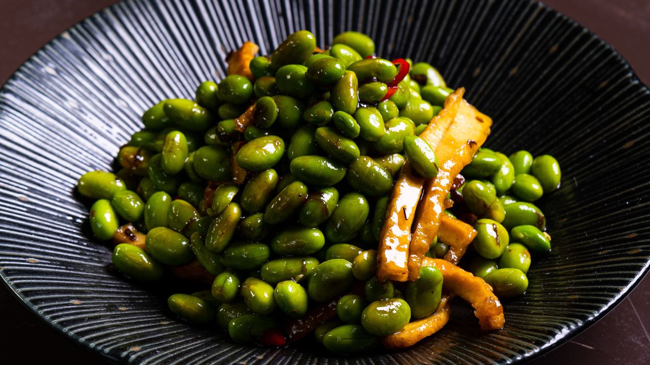 Baby Soya, Bean Curd, Shiitake Mushroom and Chilli (GF)