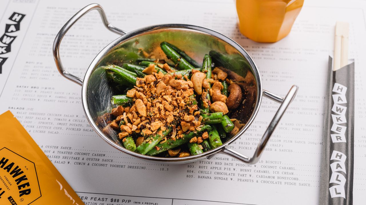 Green Beans, Sweet Soy & Toasted Coconut Cashew (GF) (Veg) (V)