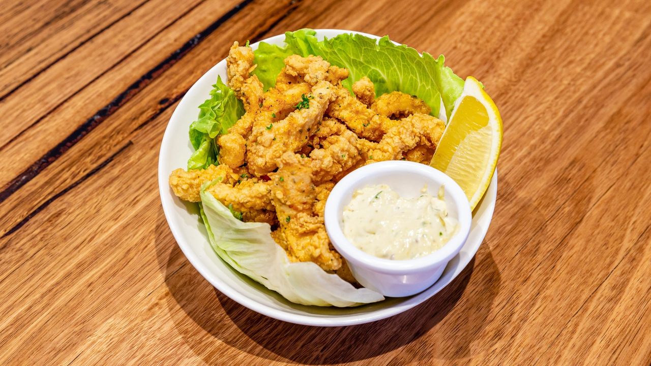 Bowl of Lemon Pepper Calamari