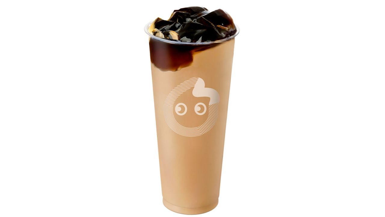Grass Jelly Milk Tea 仙草凍奶茶