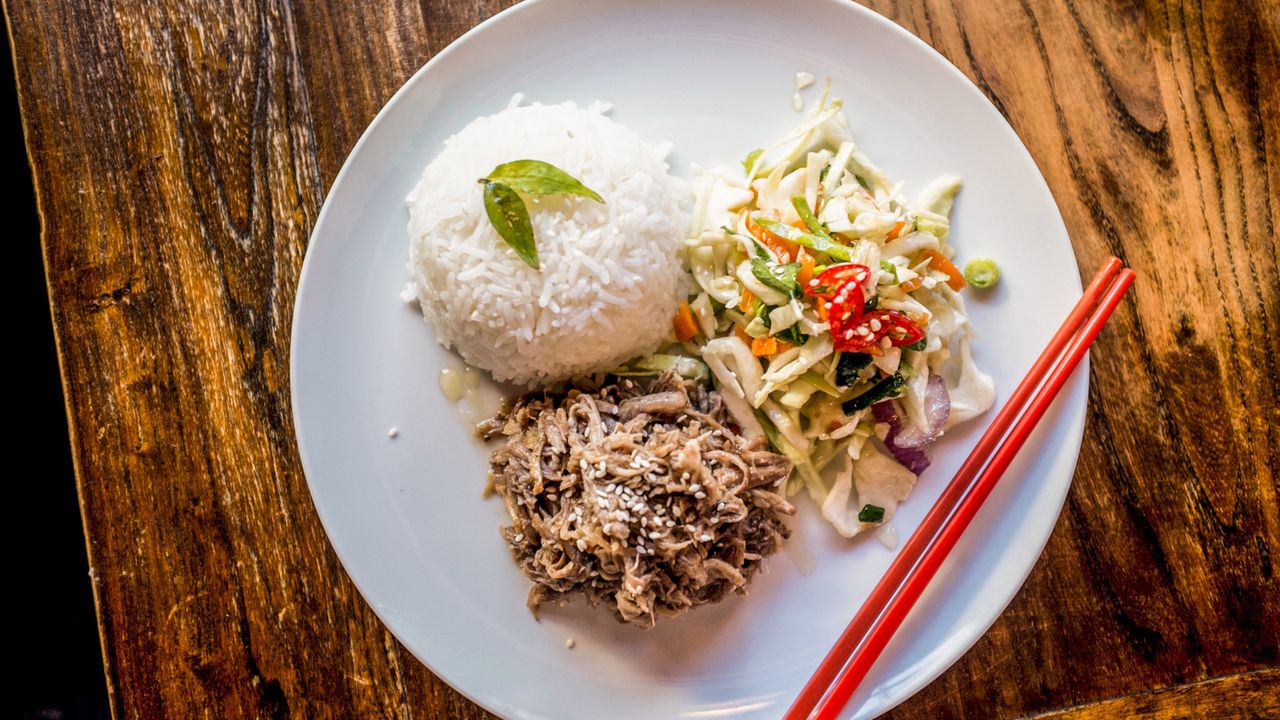 Pulled Pork with Spiced Honey GF