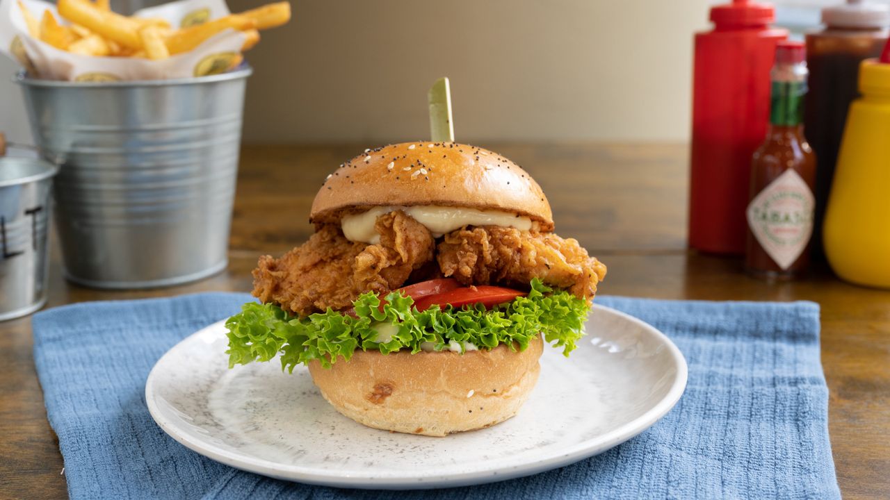 BP Fried Chicken Burger