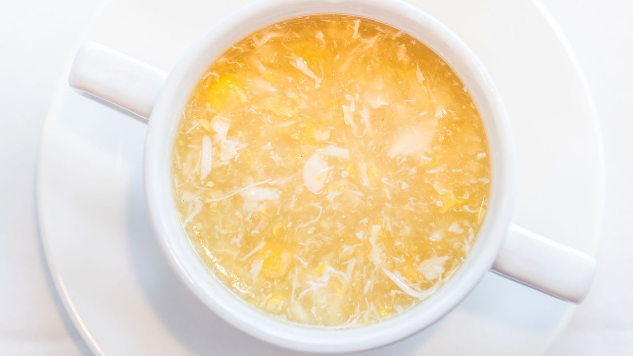 T01. Chicken Velvel and Sweet Corn Soup (GF)