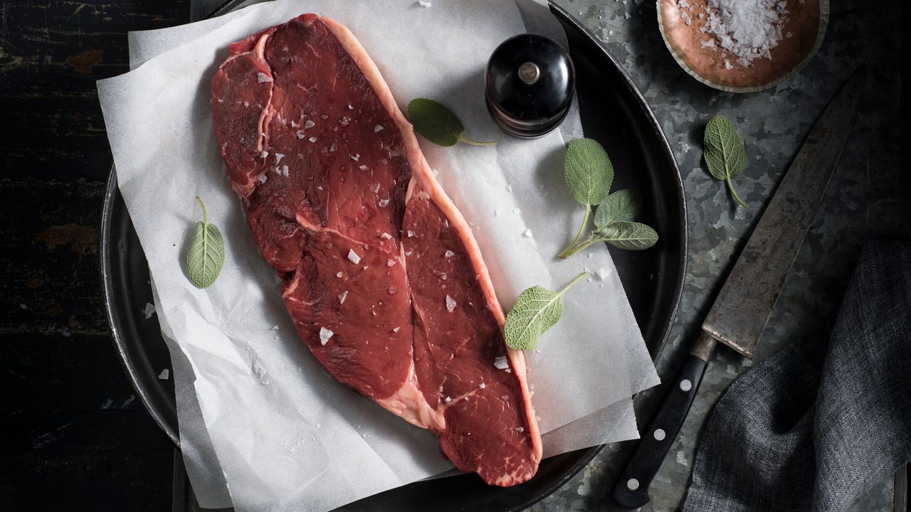Beef Grass Fed Rump Steak 800g