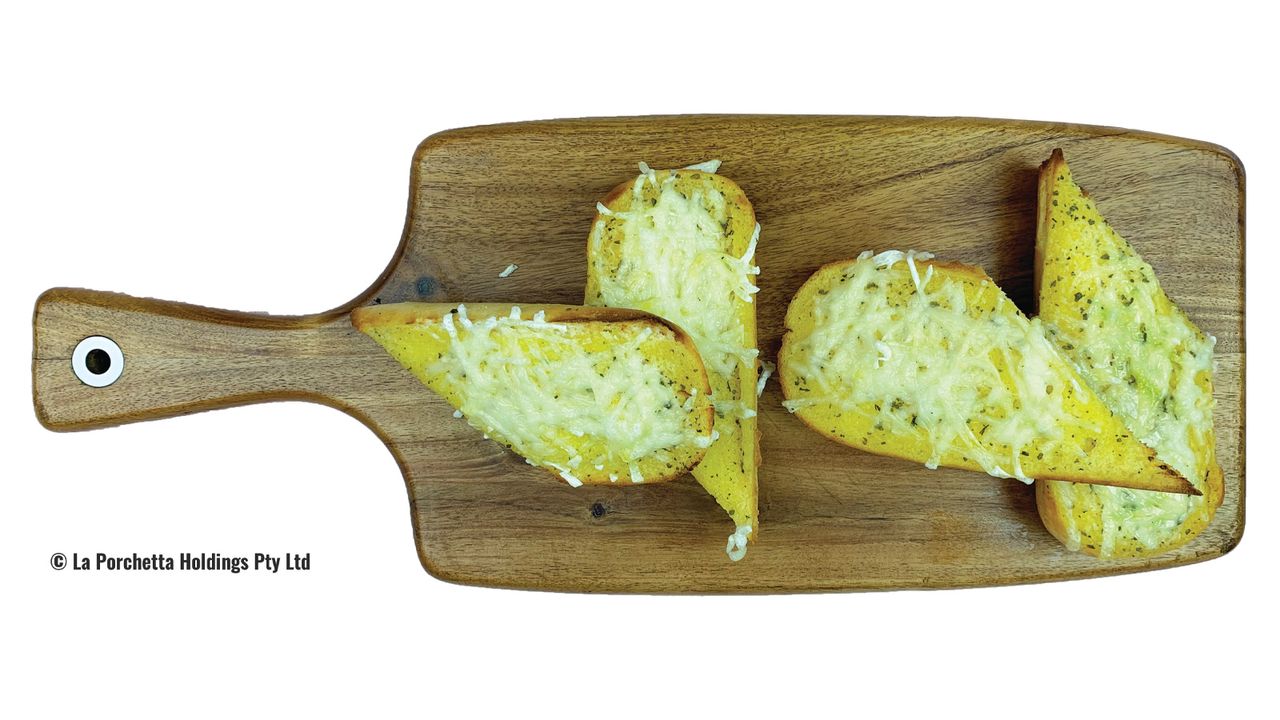Vegan Cheesy Garlic Bread