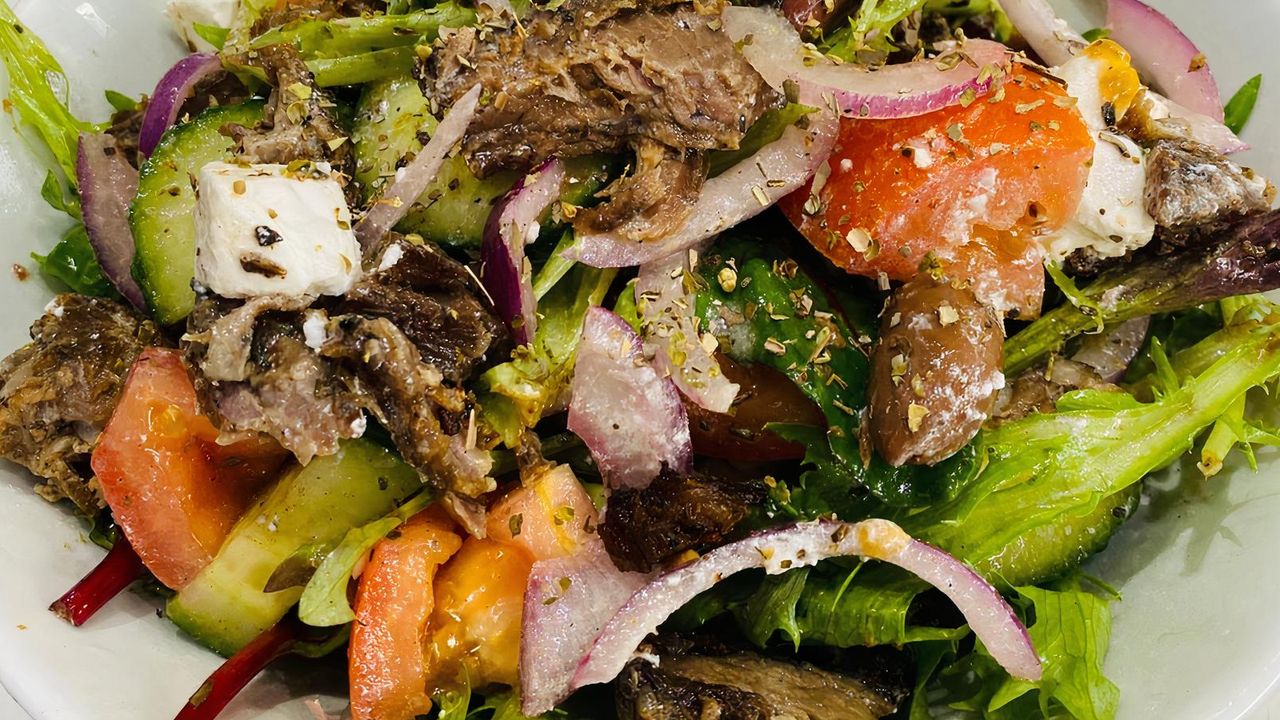 Greek protein salad
