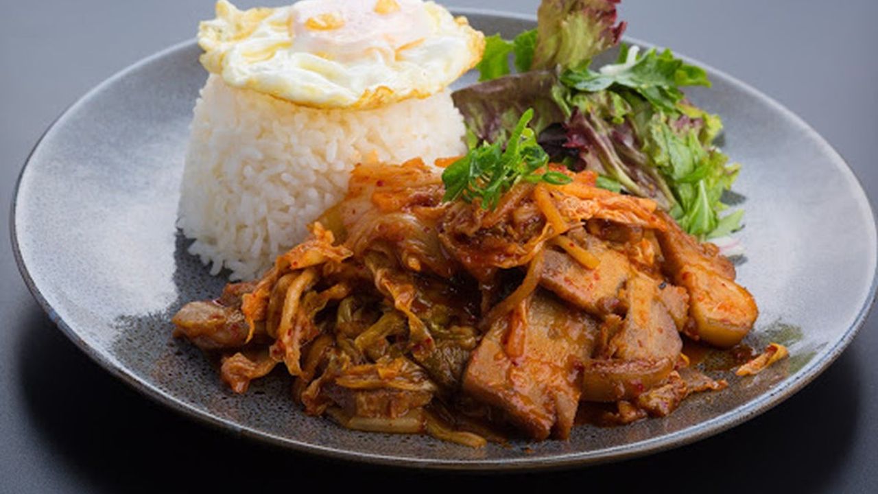 Kimchi Pork Belly Don