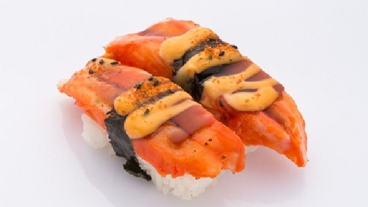 Aburi Spicy Crabstick Nigiri