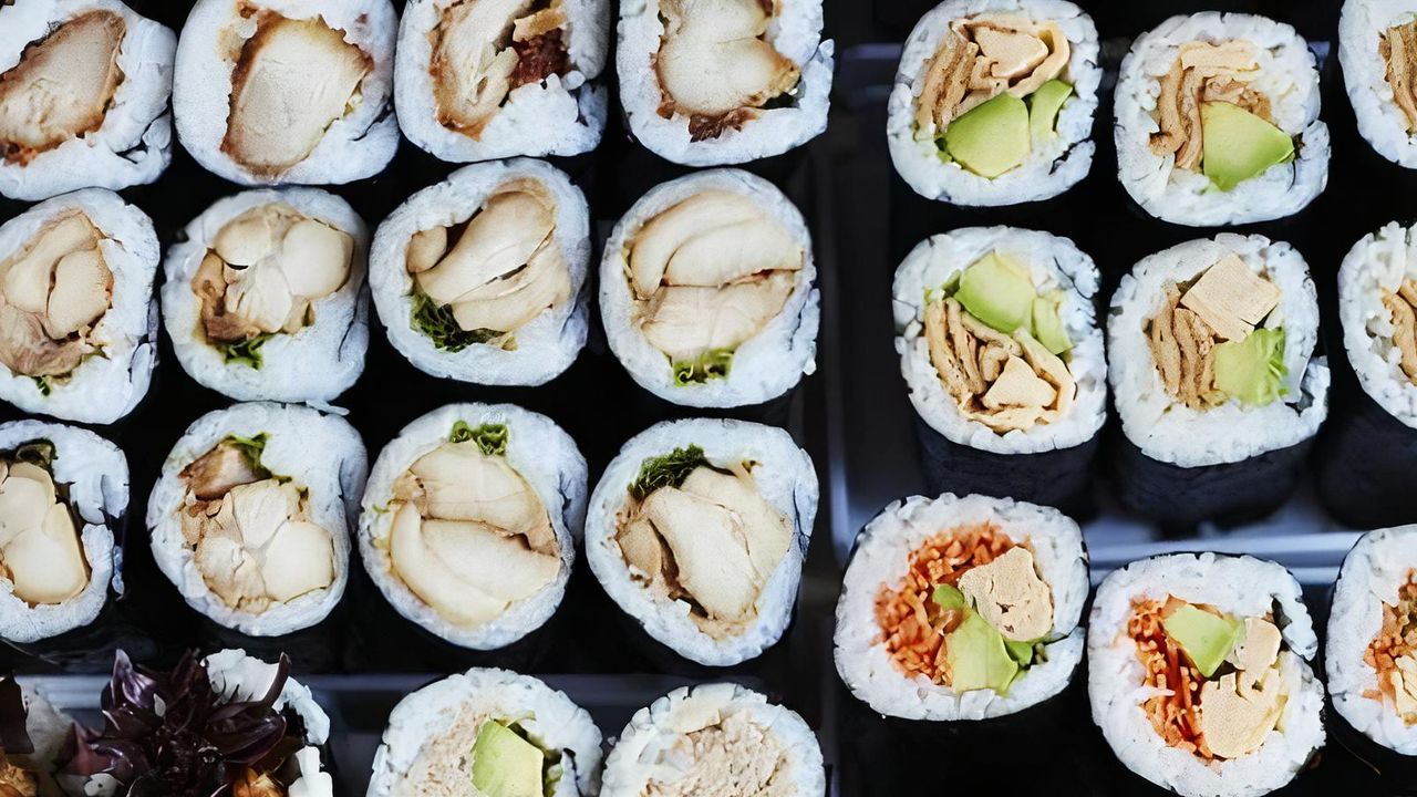 1.Fried Chicken Sushi Roll