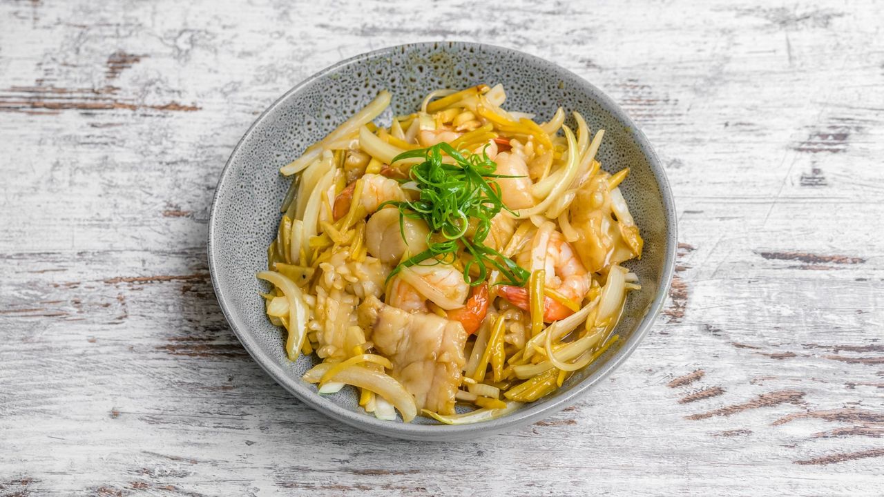 Seafood With Ginger