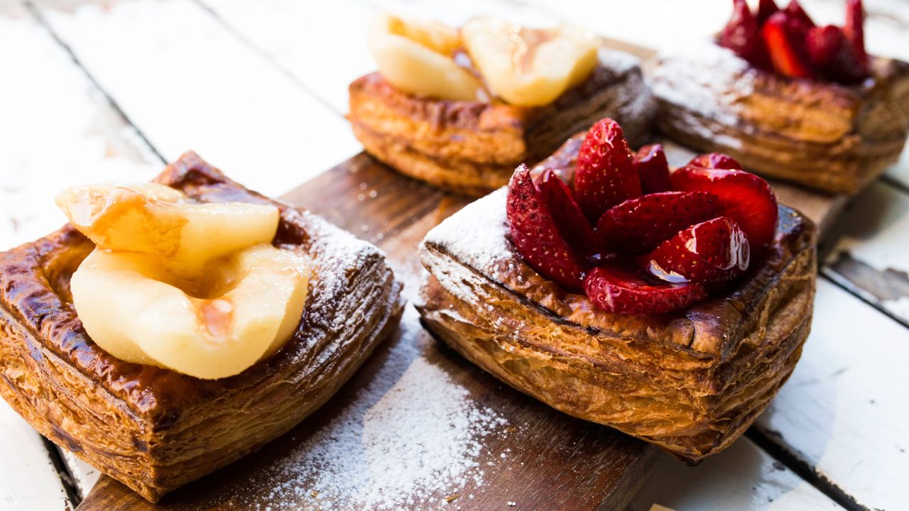 Custard Filled Gourmet Danish Pastries