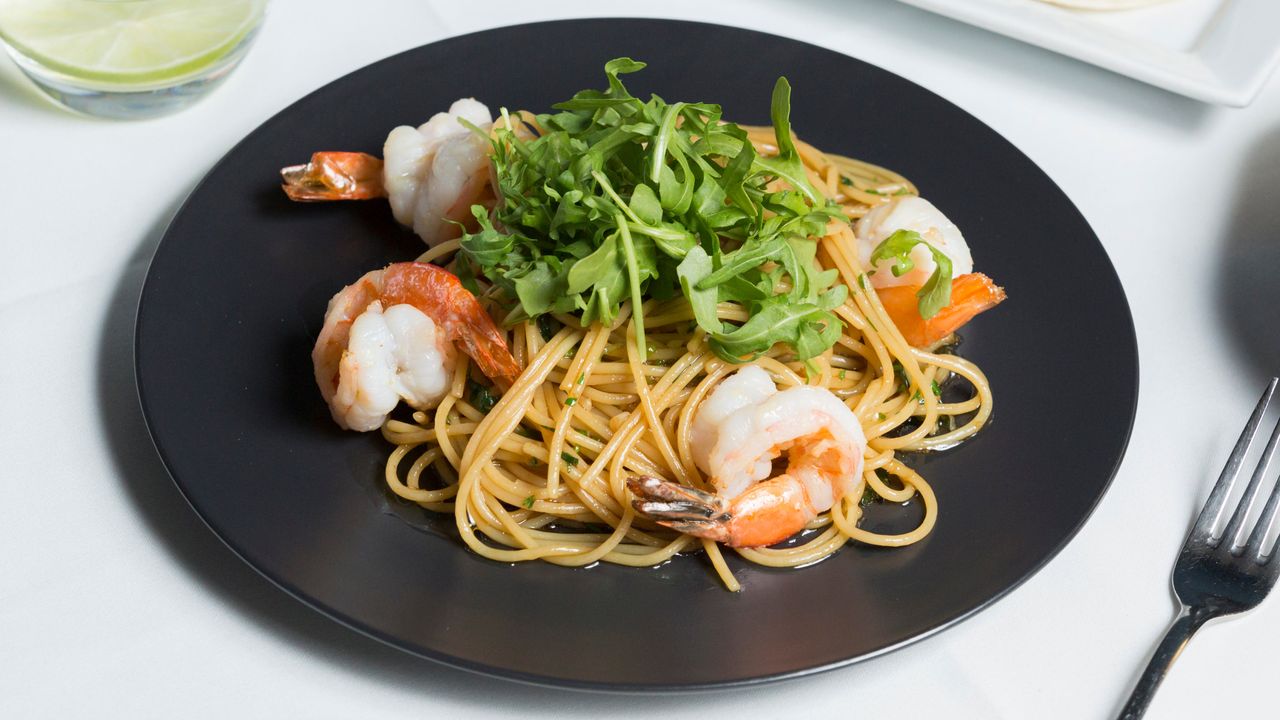 Spaghetti Ginger Prawn