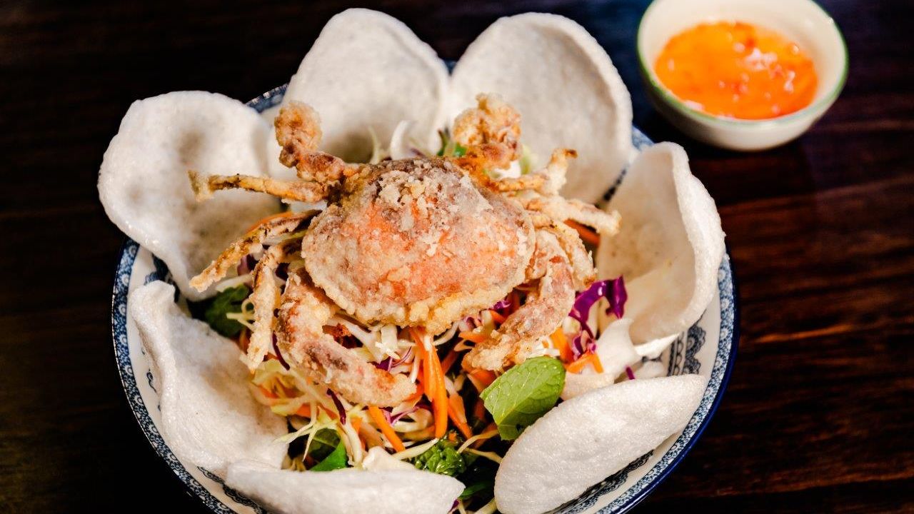 Soft Shell Crab Vietnamese Coleslaw