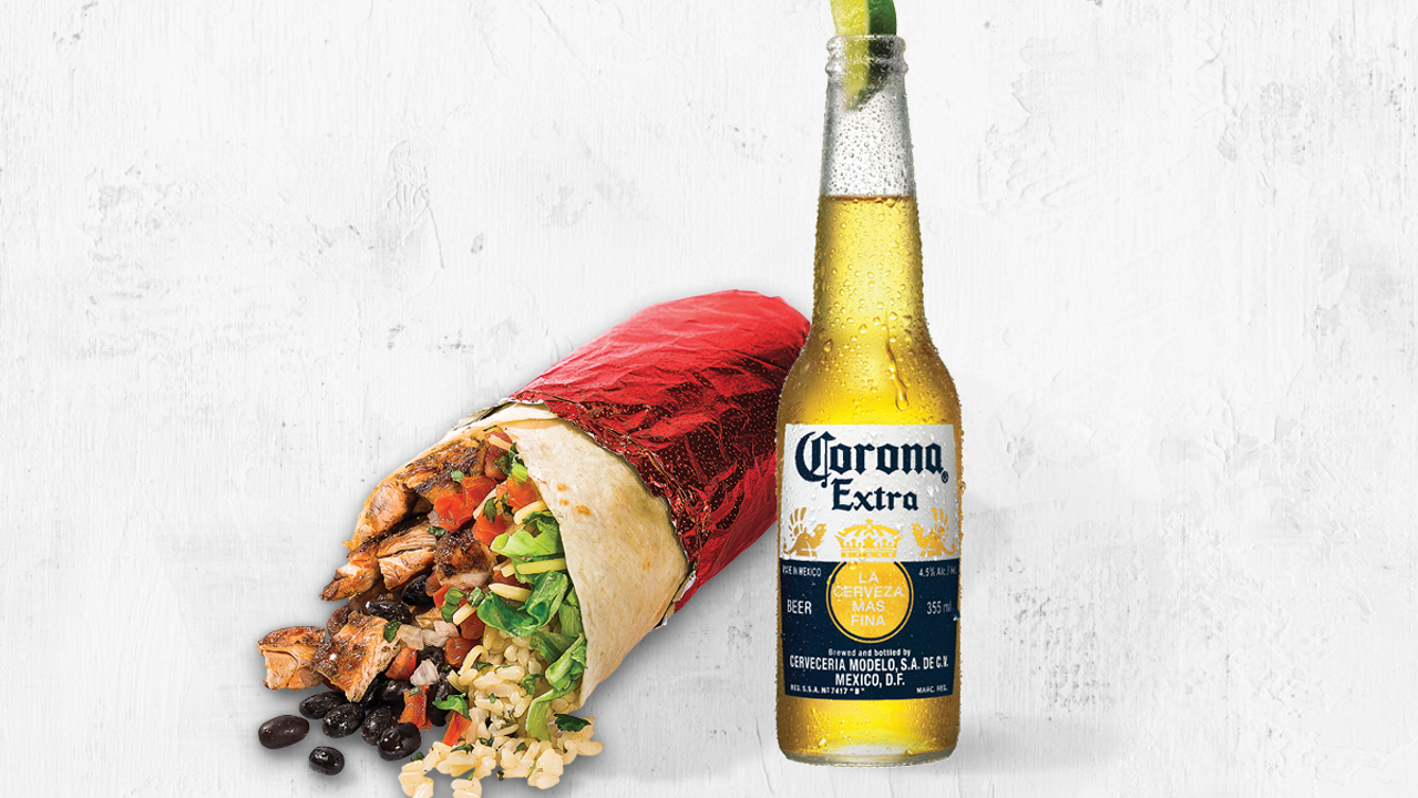 Burrito and Beer Combo
