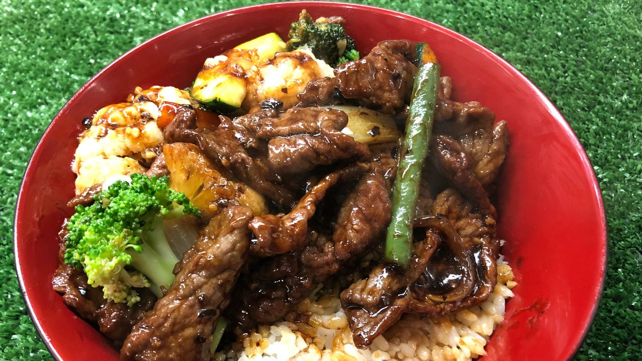 Beef Veggie Rice Bowl