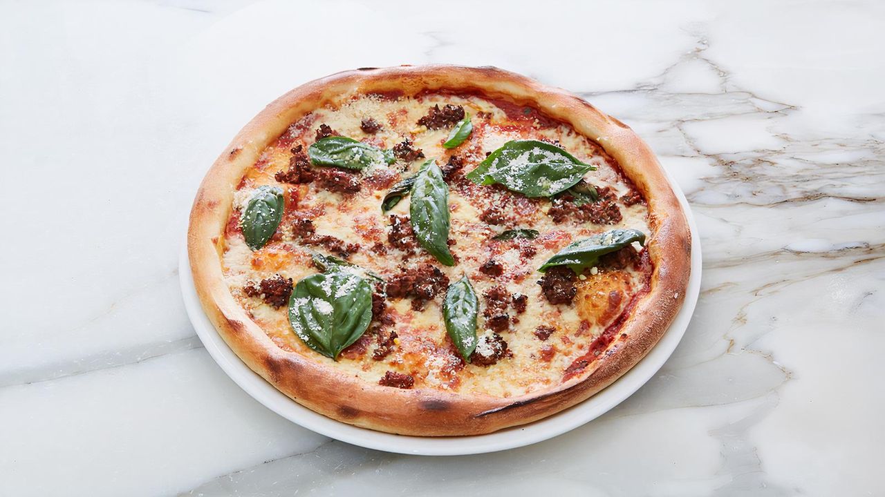 Meatball Pizza