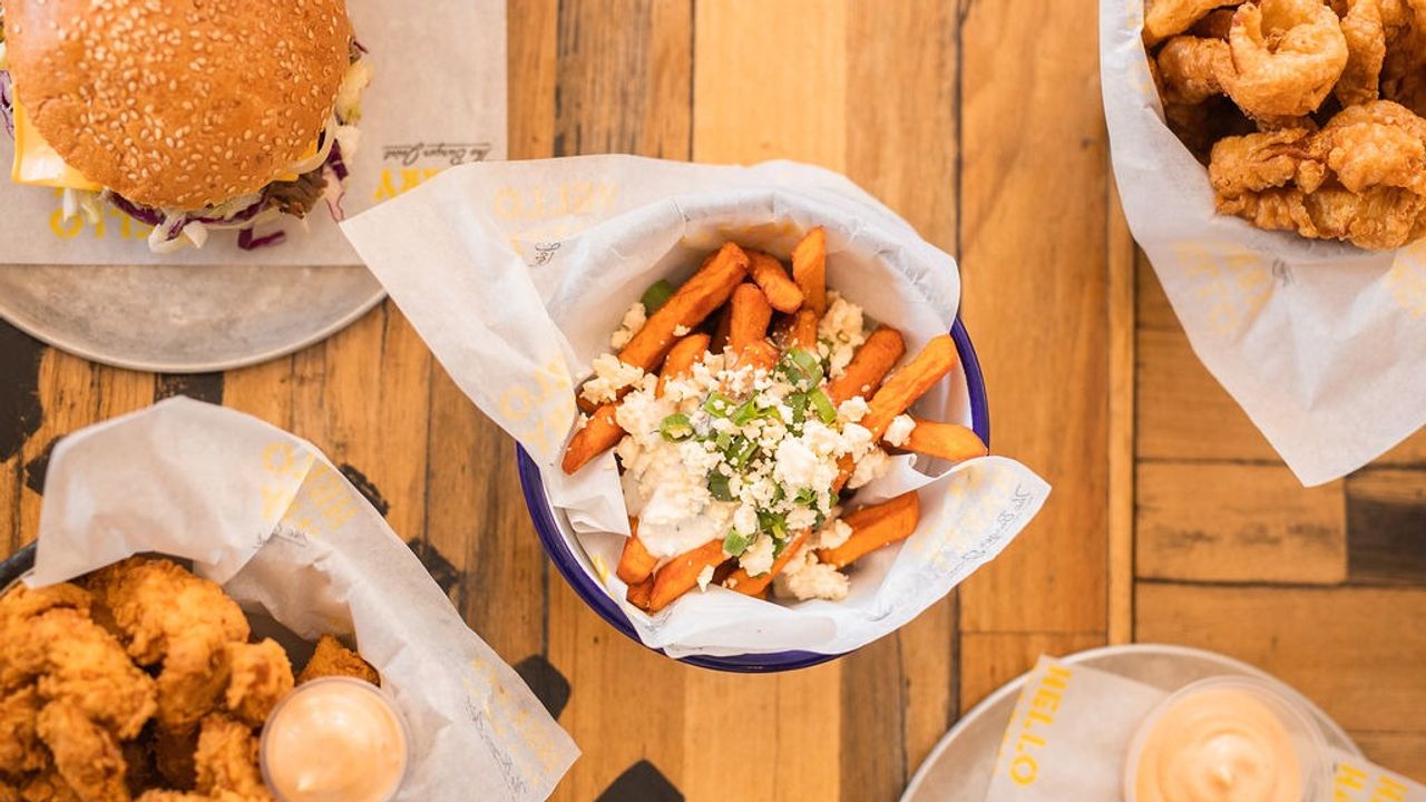 Greek Loaded Sweet Potato Fries