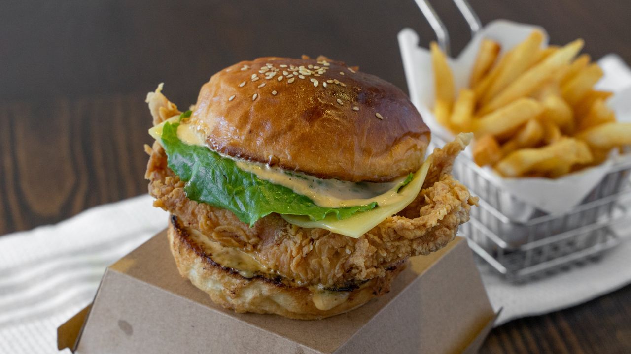 My T Chicken Burger