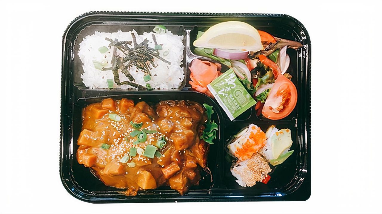 Curry Kastu Pork Bento