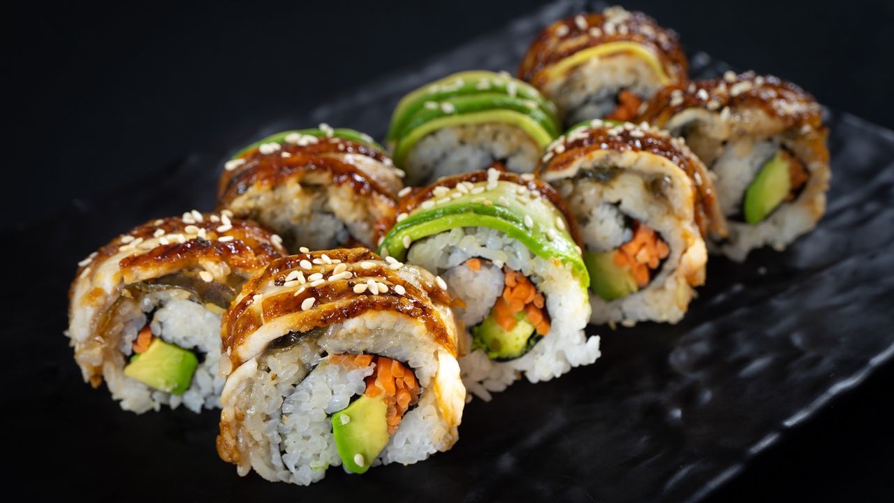 Unagi & Avocado Outside Rolls