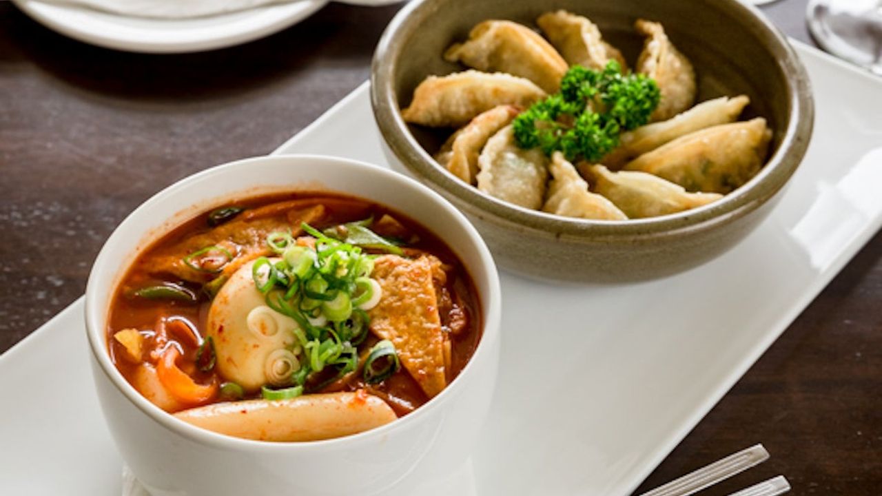 Spicy Rice Cake and Fried Dumpling