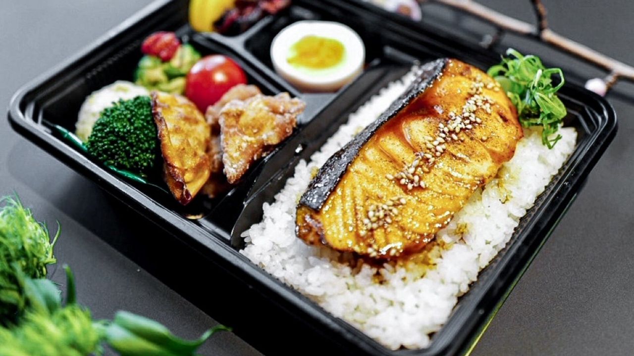Salmon Teriyaki Bento