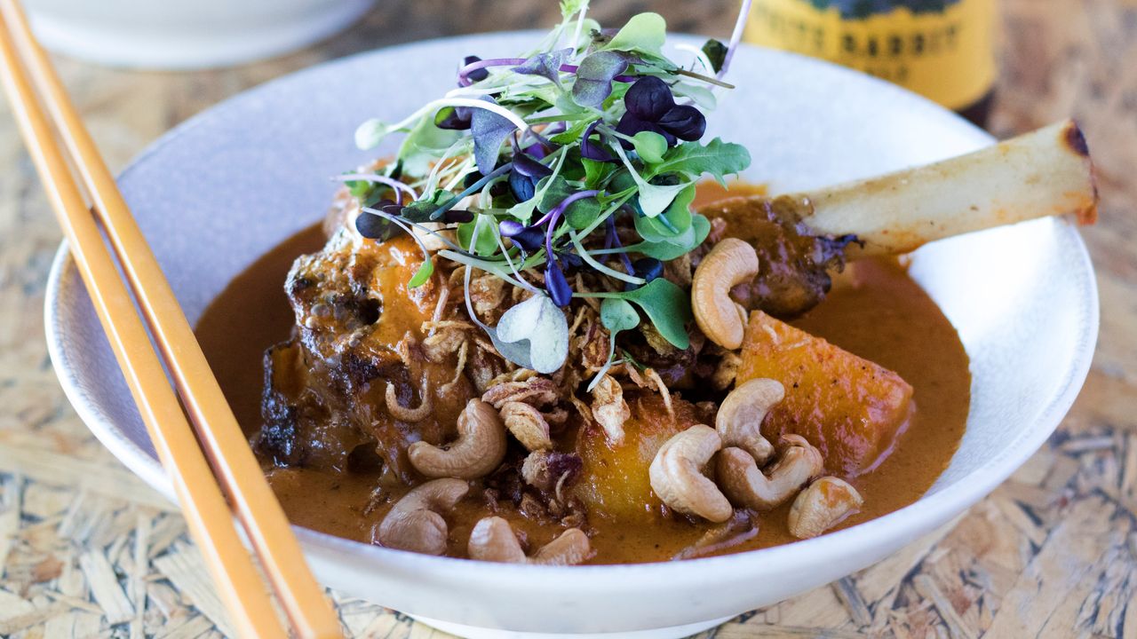 Slow Braised Lamb Shank Massaman