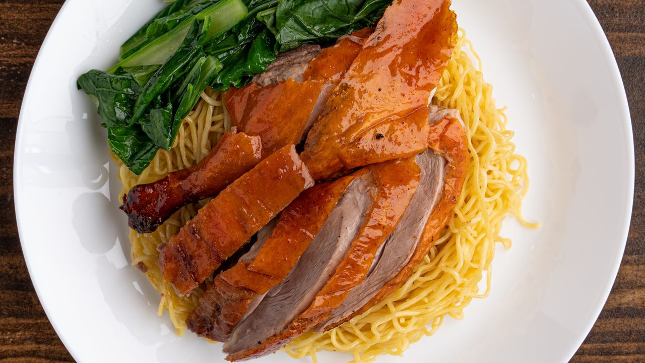 Roast Duck with Stir Noodle