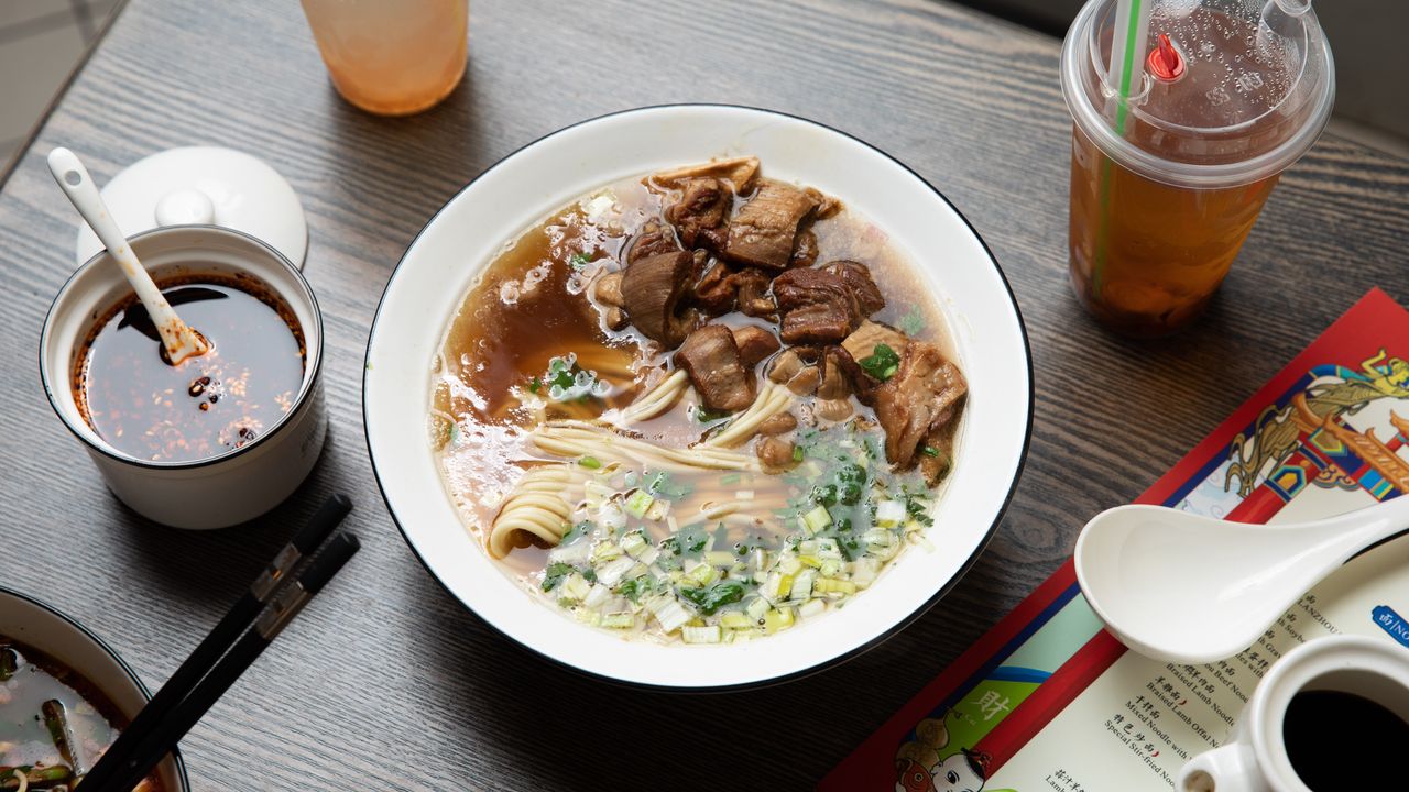 Braised Lamb Flap Noodle Soup