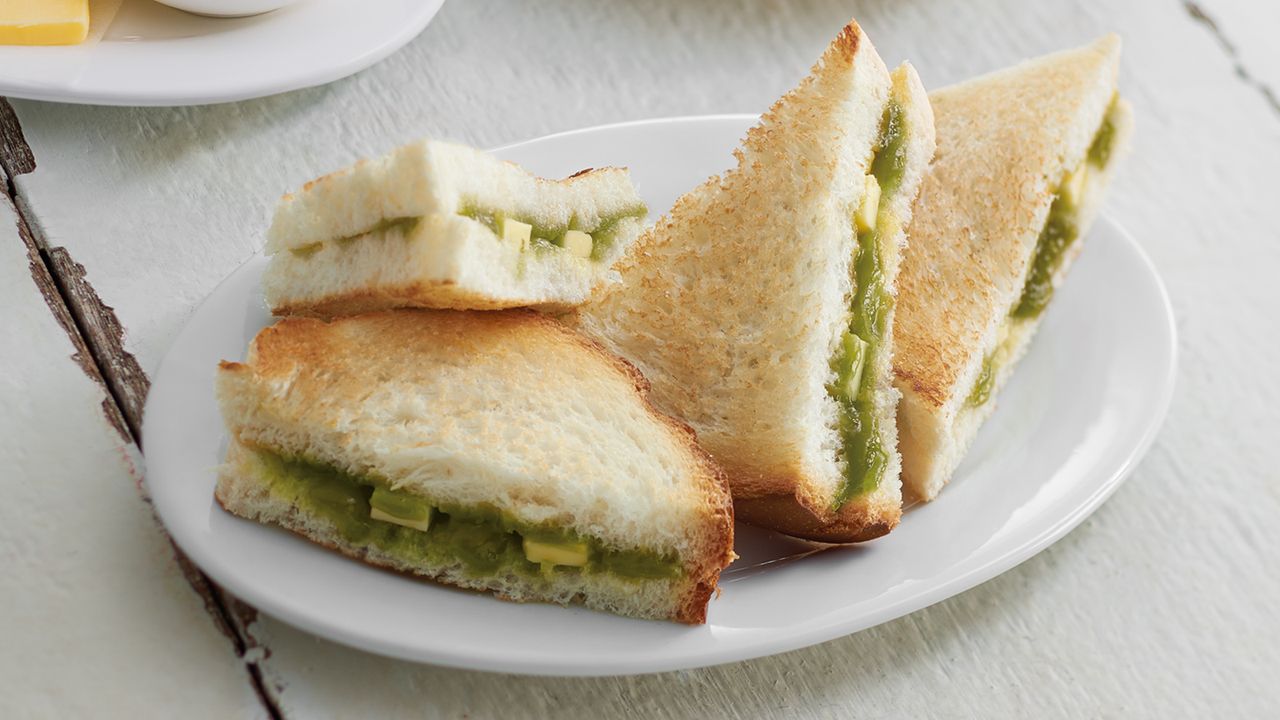 B18 Toasted Hainan Sandwich with Butter & Kaya