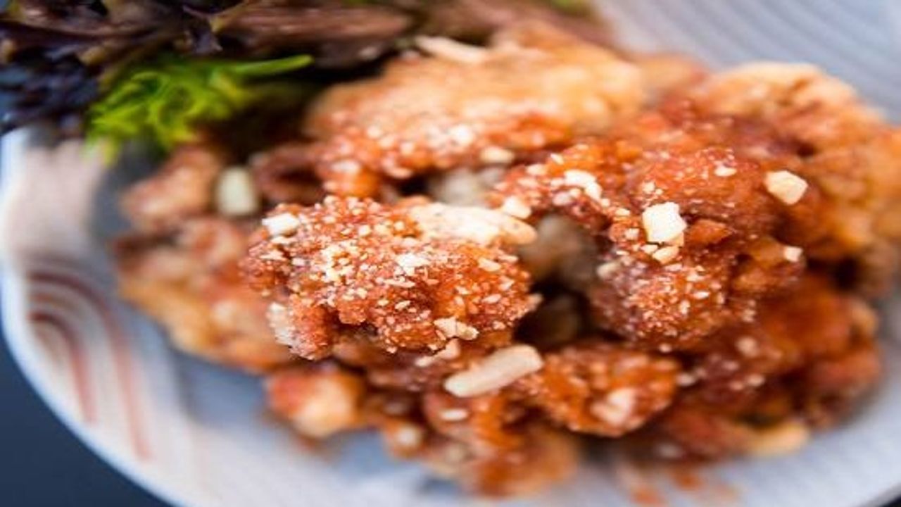 Tori No Karaage with Mustard Miso
